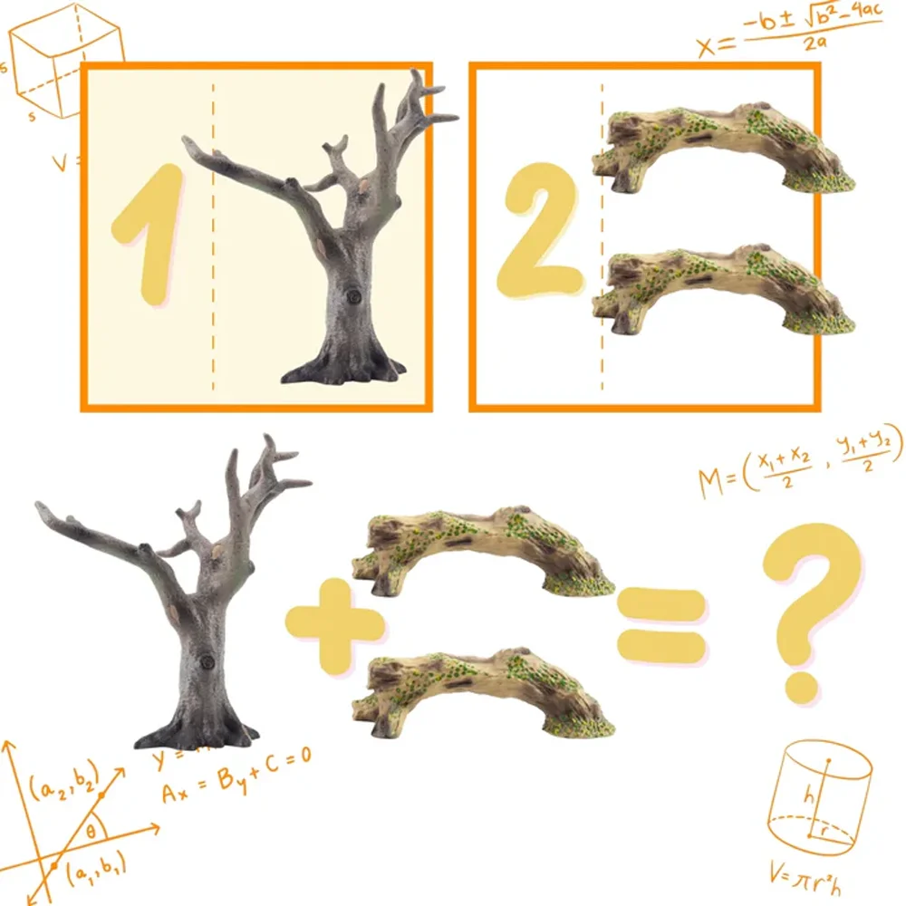 Zabawki Toymany, symulacja, 3 sztuki, akcesoria do drzew, model zwierzęcia, mini figurki, lalki, figurki akcji, zabawki, prezent dla dzieci, dekoracja tortu