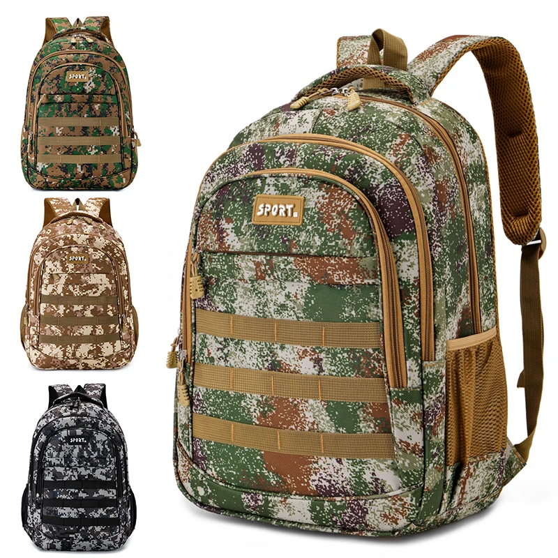 

High-Capacity Travel Outdoor Backpack Waterproof Camping Hiking Fishing Hunting Bags Climbing Women Men Rucksack Daypack