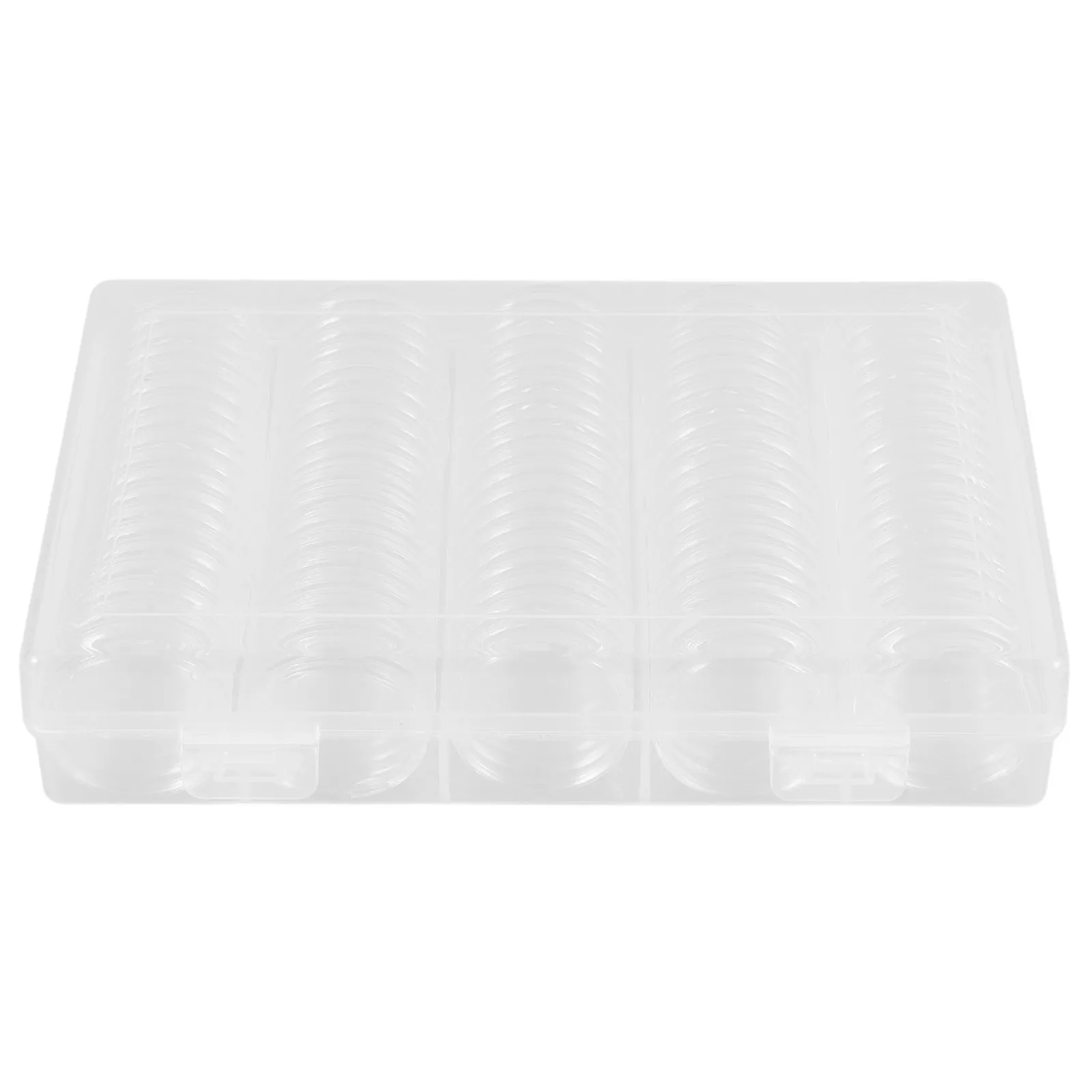 

Набор из 1 коробки-органайзера для монет, круглый, 27 мм, пластиковый, для хранения и демонстрации коллекций, для коллекционеров