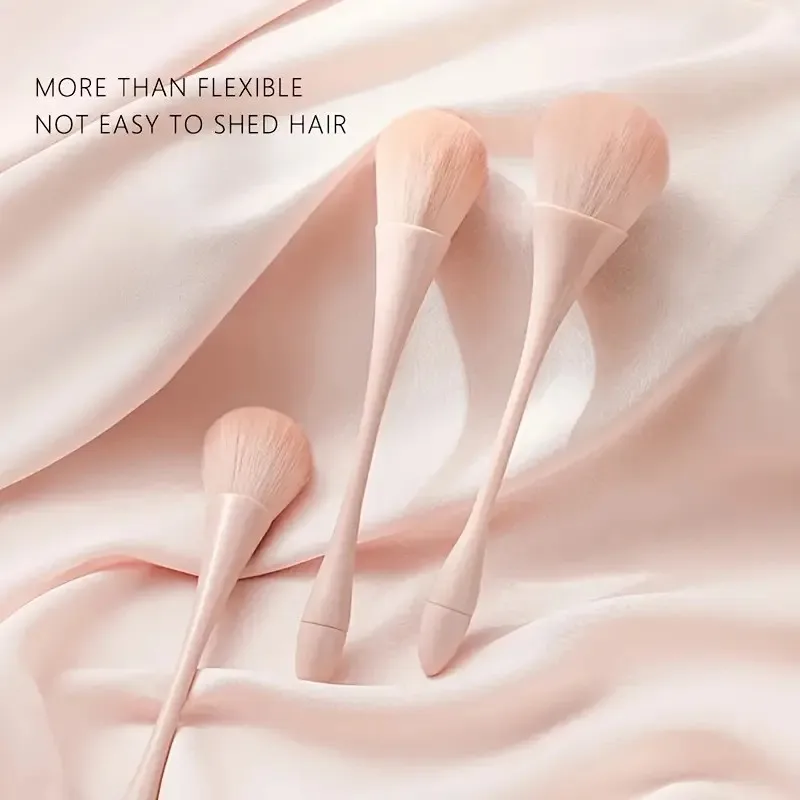 Premium Powder & Blush Brush Set - Ultra-Soft Synthetic Kabuki | For Flawless Setting & Cheek Color | Cruelty-Free & Vegan