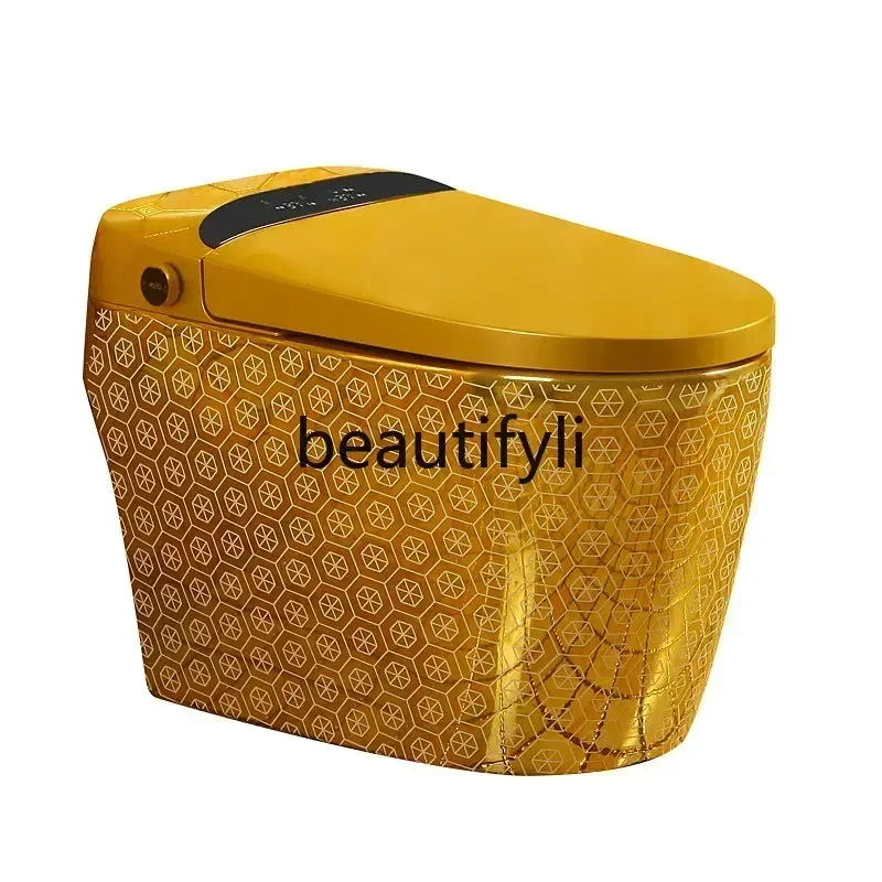 0240Golden smart toilet automatic induction flip without water pressure limit integrated instant electric color toilet