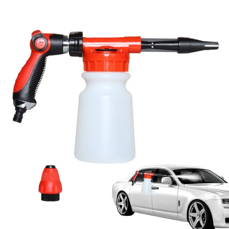 

Car Wash Cannon Large Capacity Snow Cannon Car Cleaning Machine Transparent Soap Sprayer Vehicle Maintenance Remove Stubborn