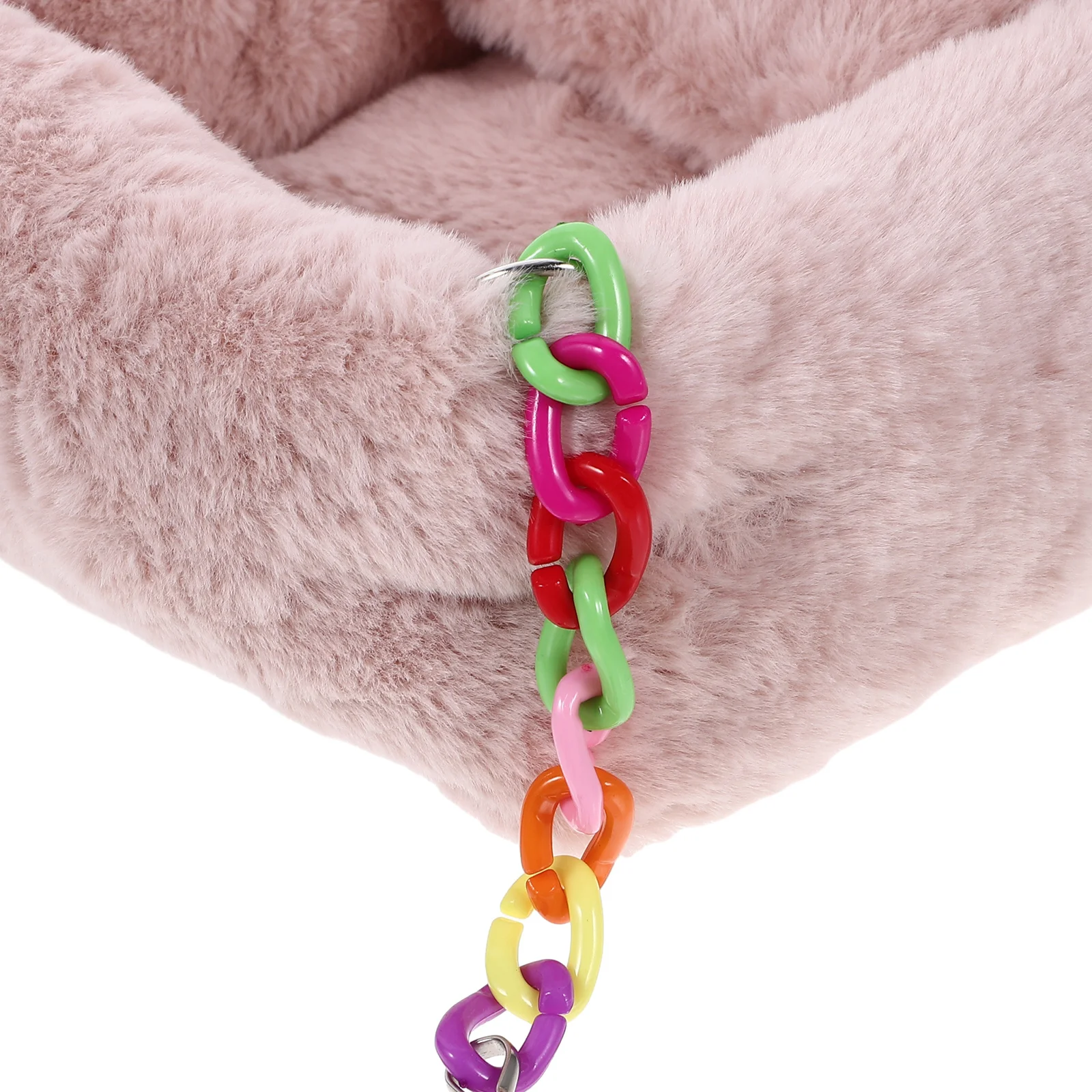 

Comfortable Chinchilla Hammock Decorative Hamster Bed Cage Accessories Warm Rest Space Easy Install Double Layer Design