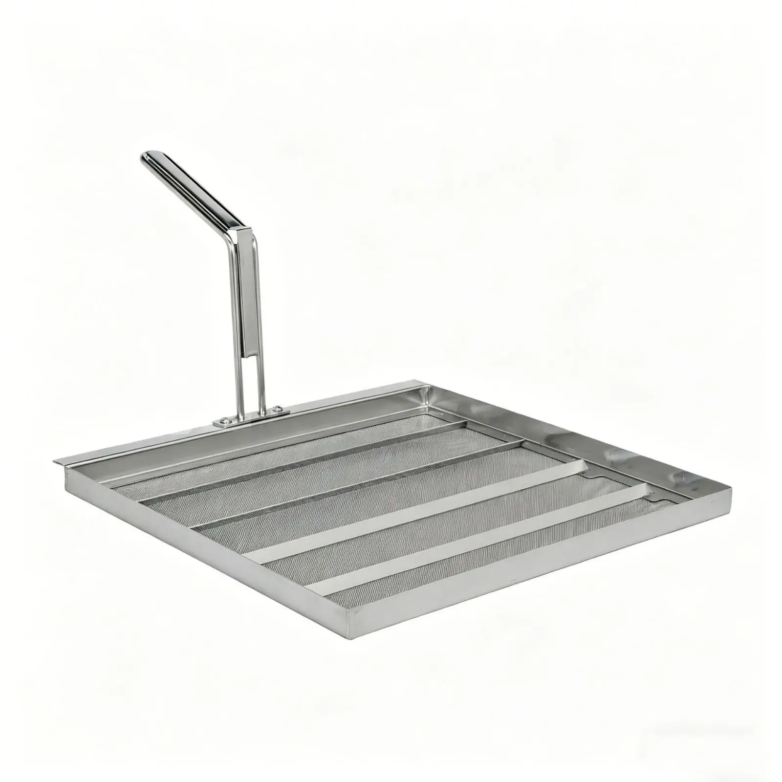 Deep Fryer Filter Screen with Detachable Handle Stainless Steel Deep Fryer