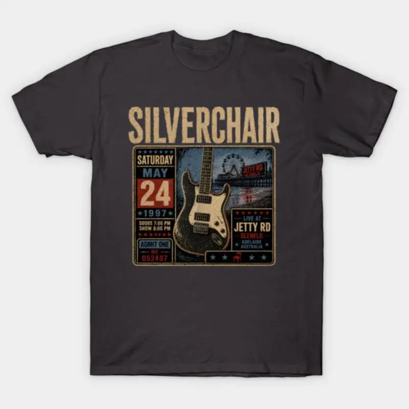 Silverchair Guitar Vinyl Post T-Shirt