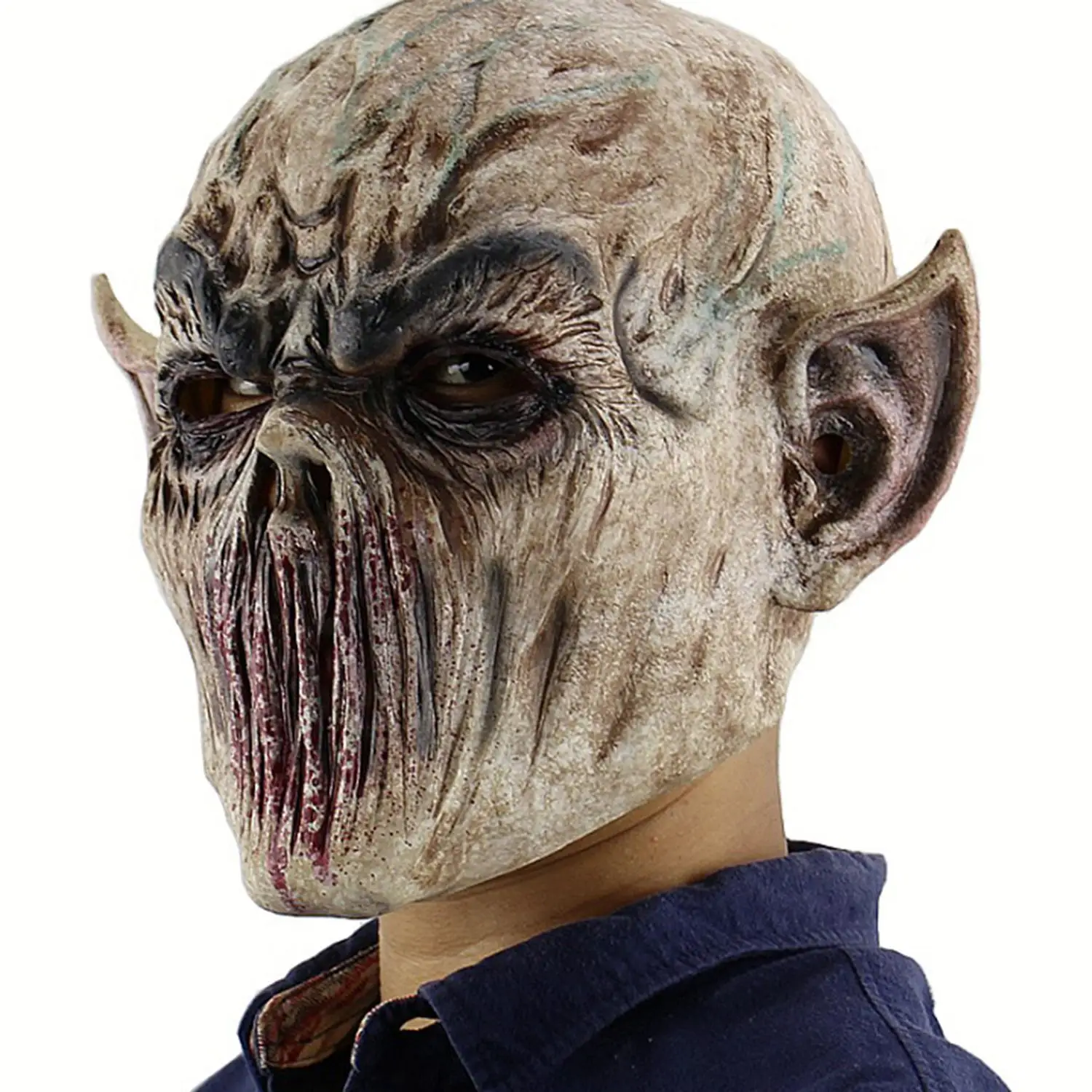 Halloween Bloody Scary Horror Mask Adult Mask Latex Costume Full Cosplay Mask Masquerade Props