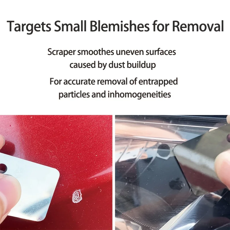 Tungsten steel car paint scraper car polishing scratch repairer ergonomic paint stains dust removal car surface repair