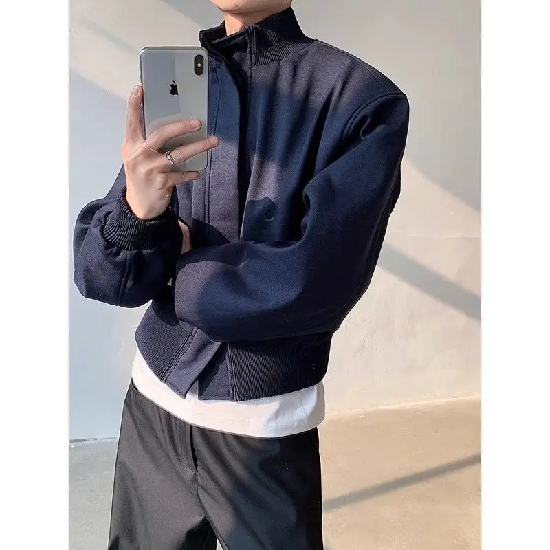 

Mens Jacket Man Fashion Coats Mesh Gymnasium Fitness Center Health Club Training Workout Exercise Athletic Performance Sports Bf