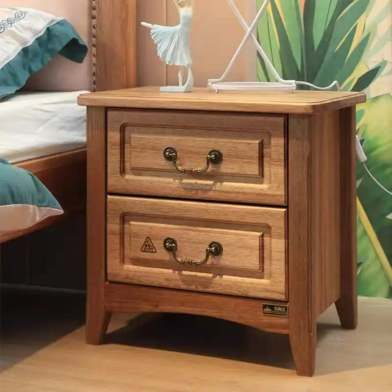 

All solid wood walnut bedside table sandalwood bedside table rabbit bedside table