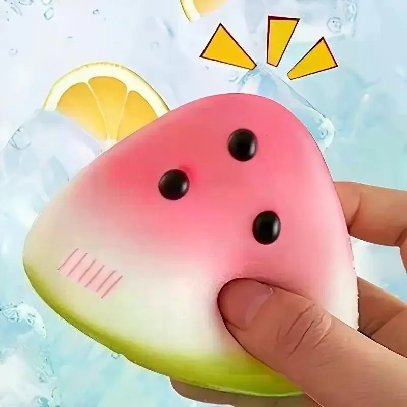 Watermelon Shaped Pinch Toy Soft Slow Rebound Adorable  for Kids Anxiety Relief Party Favors