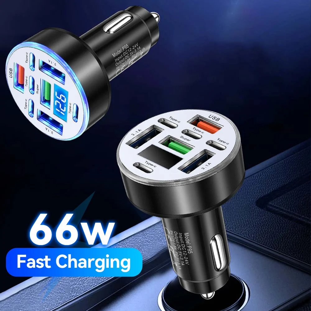 66W 8 Ports Car Cha…