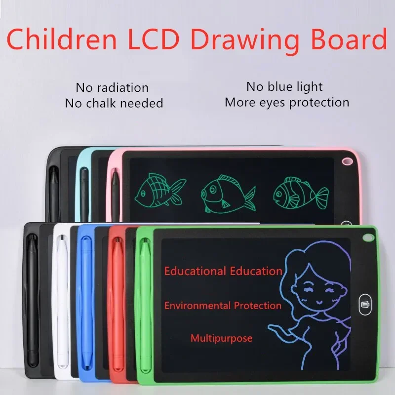 6.5 Inch LCD Drawing Board Children Math Drawing Practice Handwriting Board Electronic Drawing Tablet Toy Kids Toys