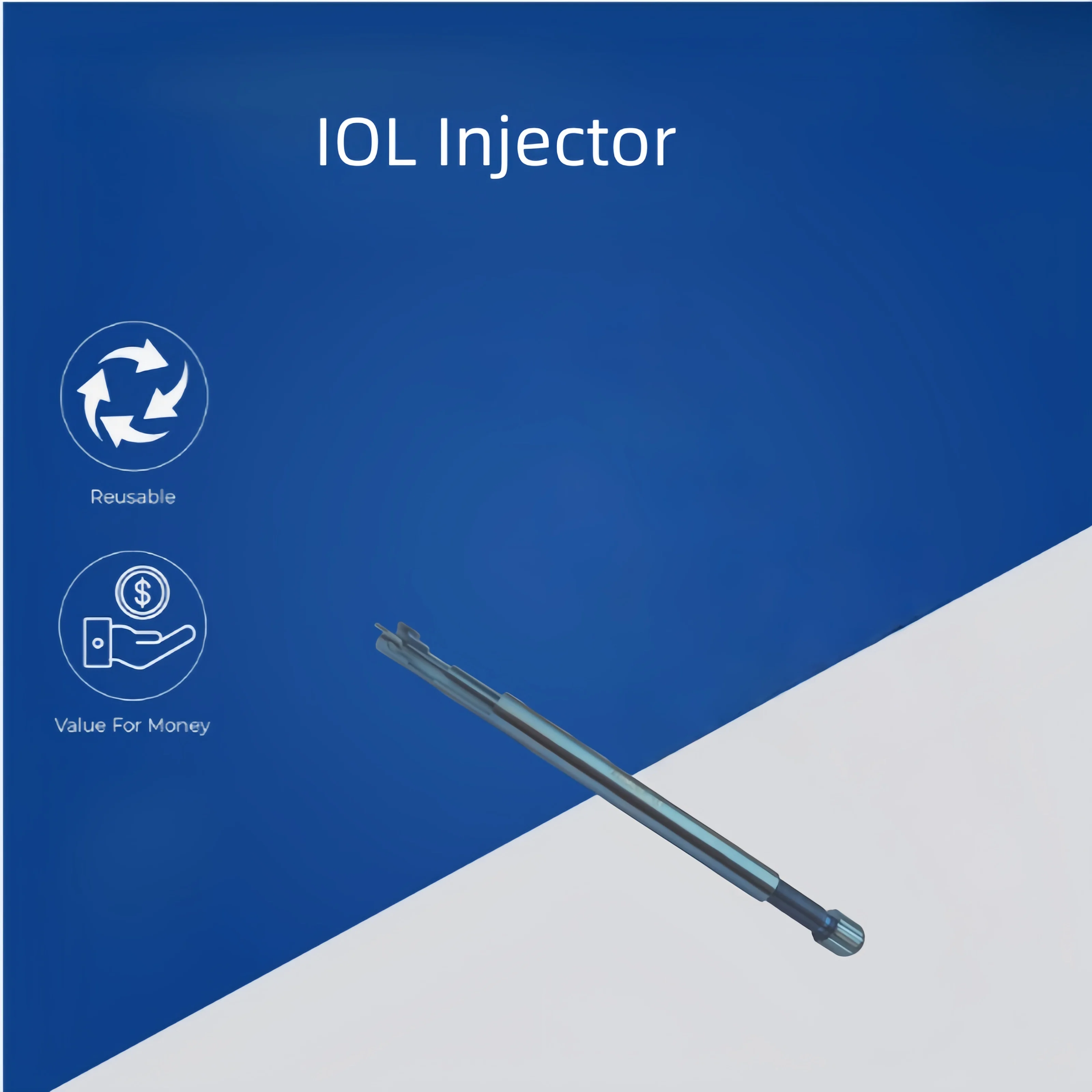 เครื่องมือผ่าตัดตา ระบบฉีดยา IOL อุปกรณ์การแพทย์สำหรับการผ่าตัดตาสำหรับผู้ใหญ่ ไทเทเนียม