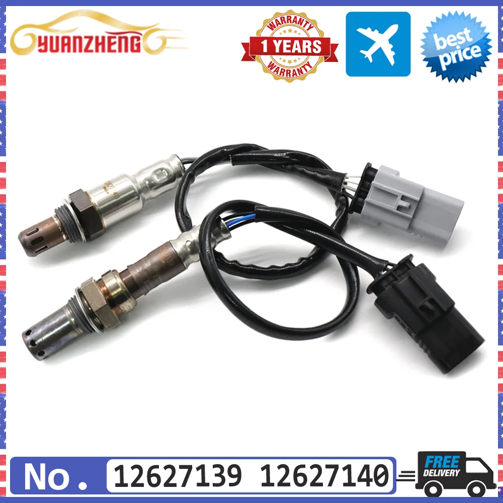 2X sensore di ossigeno Lambda O2 a monte a valle 12627139 12627140 per Chevrolet Impala Malibu GMC Canyon Buick Regal Cadillac ATS