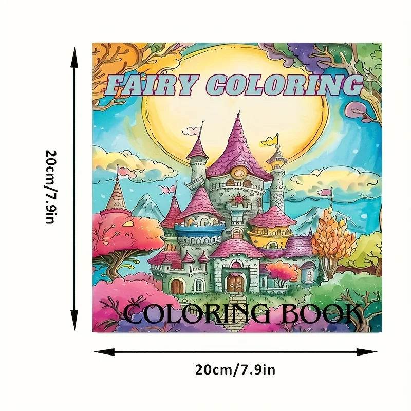 28-pagina's betoverende huizen kleurboek voor stressreductie voor volwassenen |   Kleurboek voor stressverlichting en stemmingsreductie