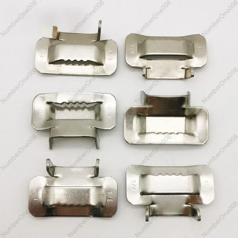 SUS304 Ear Buckle Stainless Steel, Ear-Lokt buckles for 3/4