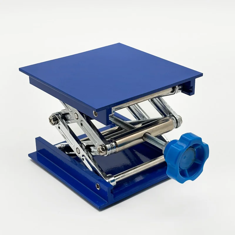 

HKAA CNC Custom Size Lift Table Aluminium Oxide Lab Stand Lifter Scientific Scissor Lifting Jack Platform