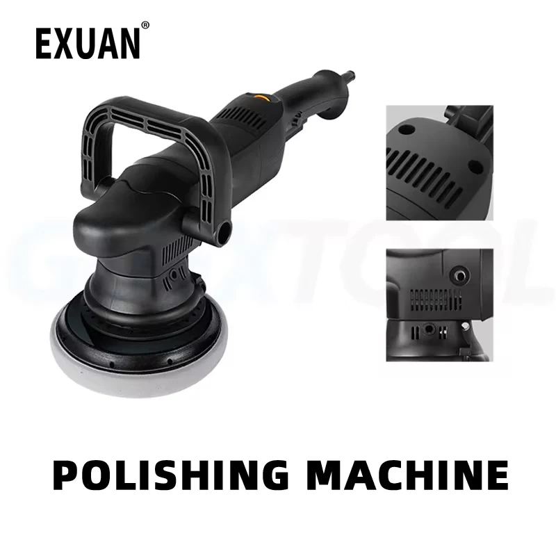 

220V Electric Polishing Machine Vibration Polisher Double Track Car Waxing Machine Car Grinding Machine Eccentric Machine