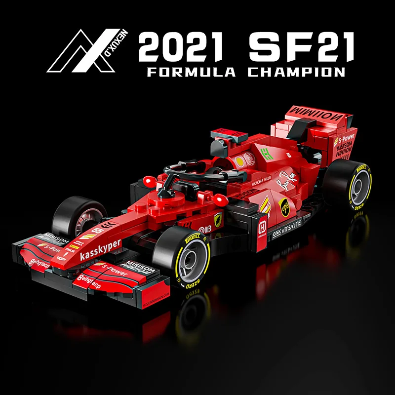 Racing Car With Sticker Building Block Model Entry-level Sports Car Assembly Set Educational Construction Toy for Kids Boys