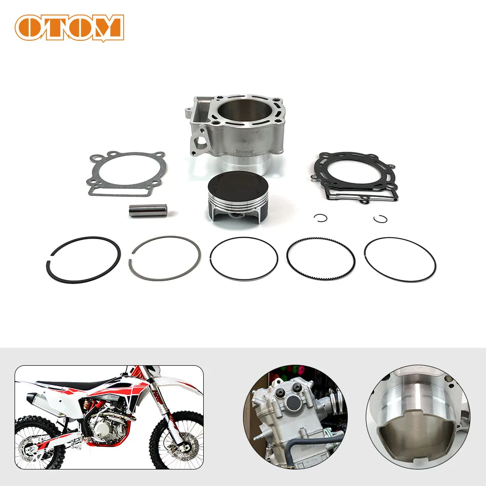 OTOM Motorcycle Engine 84mm Cylinder Kits And Piston Pin Ring Gasket For Bosuer KAYO T6 K6 Xmotor RX3 SHINERY X6 Apollo ZONGSHEN