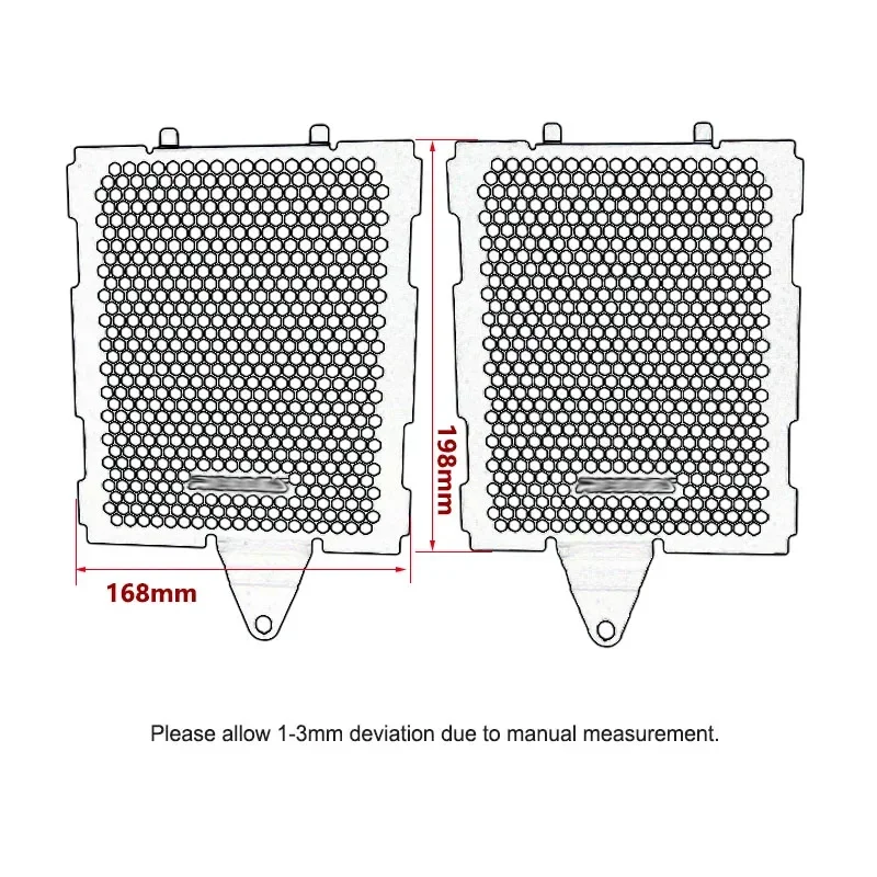 R1300GS penutup pelindung kisi-kisi Radiator untuk BMW R 1300 GS R1300 GS 1300 GSR 1300GS 2023 2024 aksesori motor