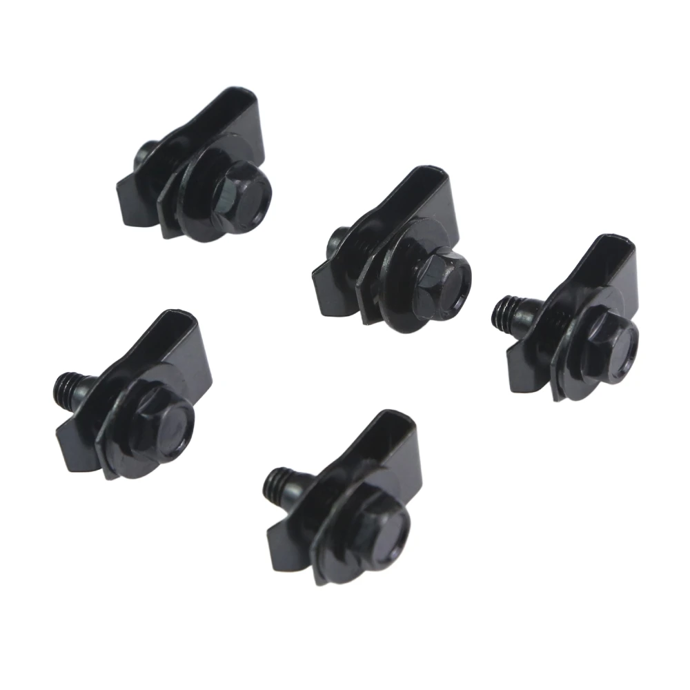 5Pcs M6 U Type Nut Clips Bolts Fastener Kit For Car Motorcycle Fairing Bumper Fender Engine Cover Splash Shield