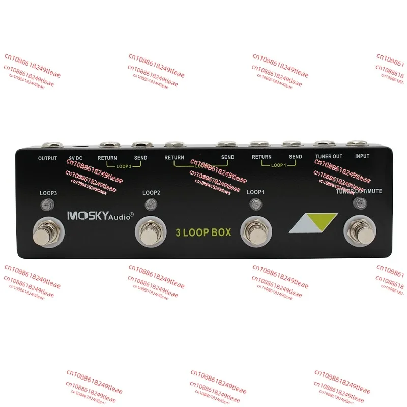 

Guitar Practice Looper Effect Pedal Customizable Pedal Board Layout Looper Pedal Compact Design Metal Shell Construction
