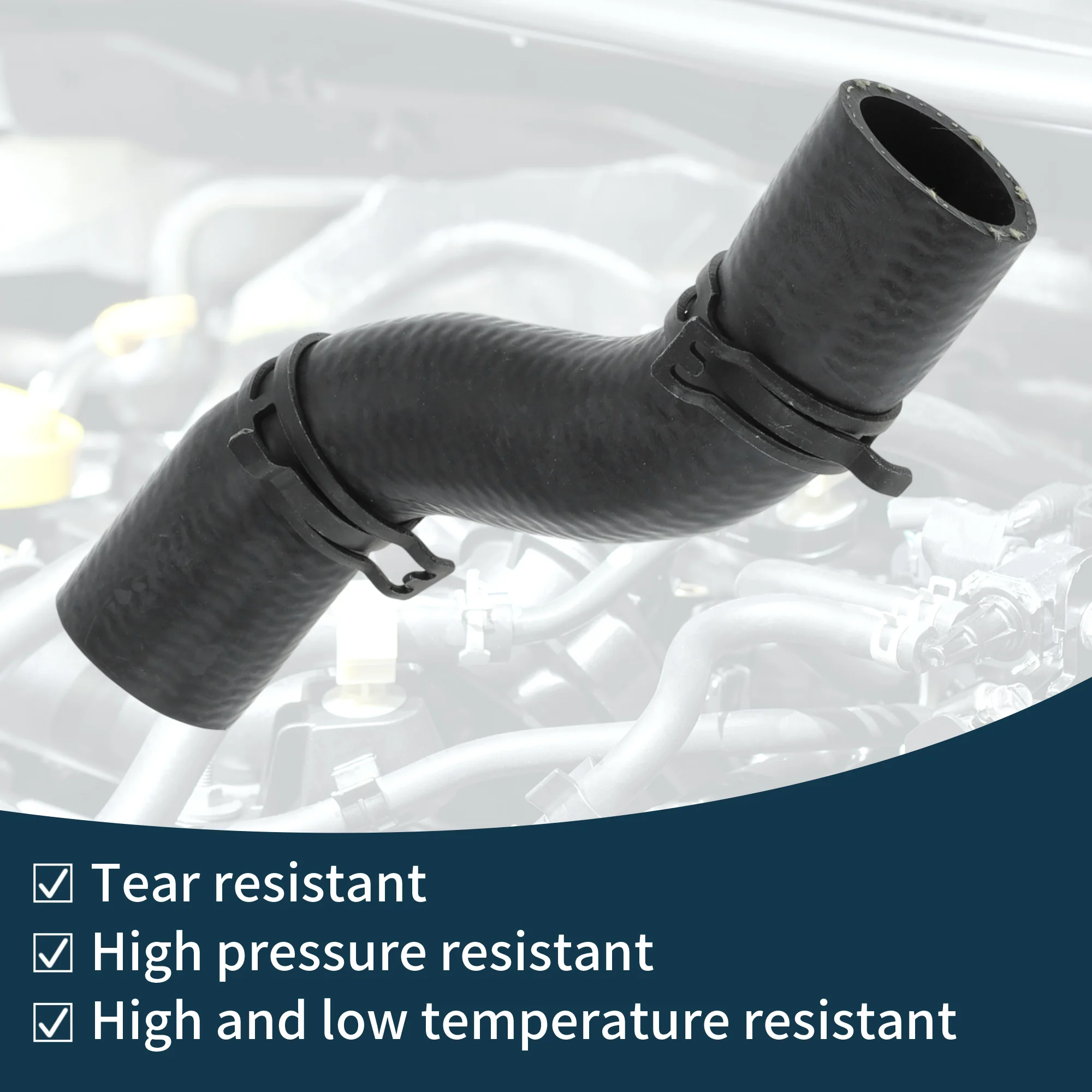 UXCELL Radiator Hose Heater Hose Radiator Outlet Hose Pipe for BMW Mini Cooper Countryman 11-16 No.17129800478 Rubber Water Pipe 5