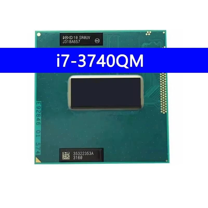 i7-3740QM CPU Processor i7 3740QM SR0UV 2.7GHz Quad-Core Eight-Thread CPU Processor 6M 45W Socket G2 / rPGA988B