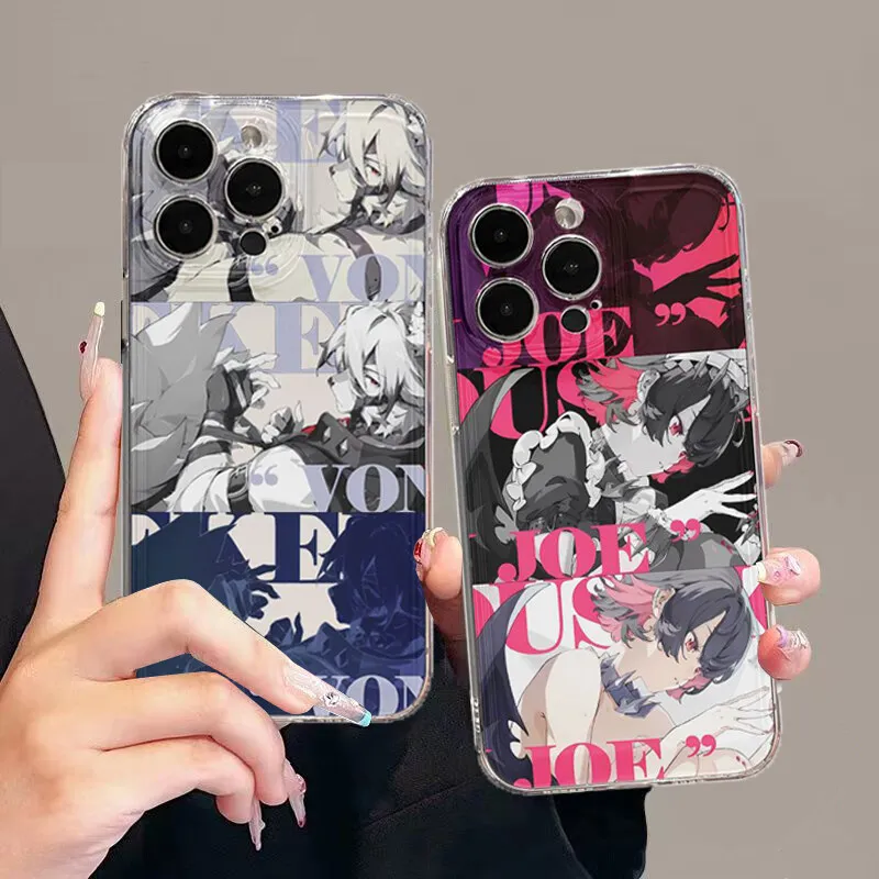 Game Ellen Joe Lycaon Phone Case For iPhone 11 12 13 14 15 16 Pro Max Plus XR X XS Max 8 7 6 6S PLUS Cover   Clear Soft