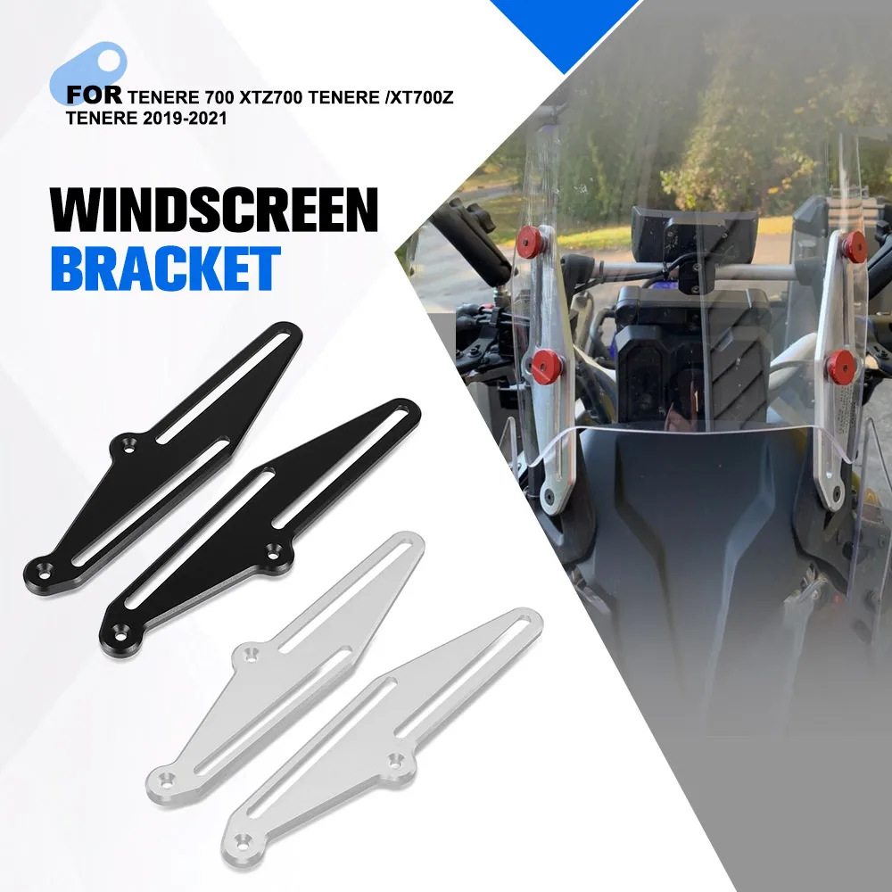 

For Yamaha Tenere 700 XTZ700 Tenere /XT700Z Tenere 2019-2020-2021 Windshield Wind Screen Bracket Motorcycle Windscreen Adjuster
