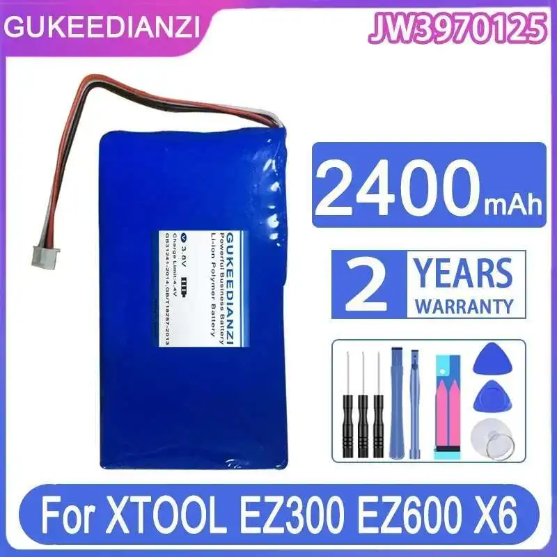 

For Xtool EZ300 EZ600 X6 P52 PS2 PS70 Pro PS70Pro PS80 Car Diagnostic OBD2 Obd 2 2400mAh Battery Safe JW3970125