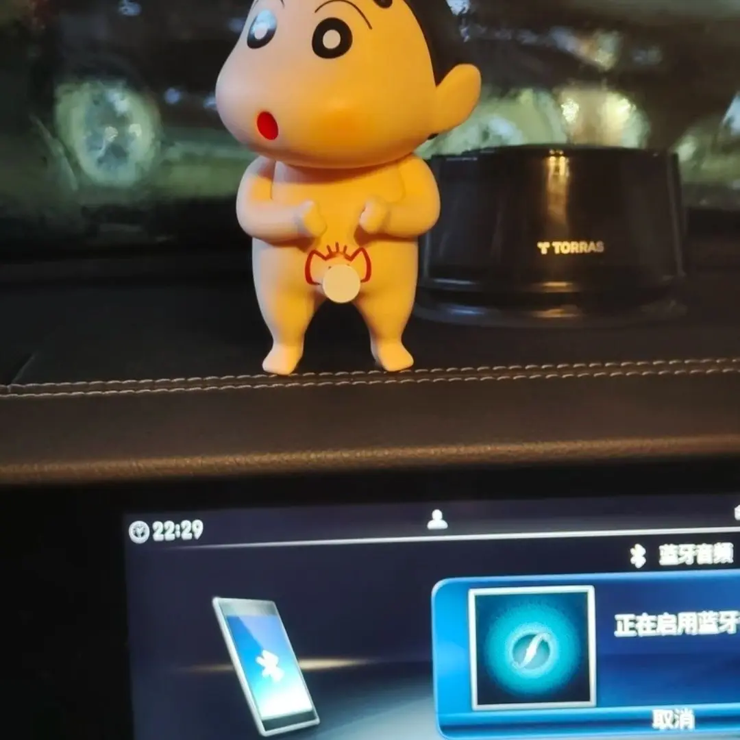 Figur Aksi Anime Crayon Shin-Chan GK Teman Mandi Patung Shinnosuke Dekorasi Mobil Model Boneka Mainan Anak-anak Hadiah Penggemar