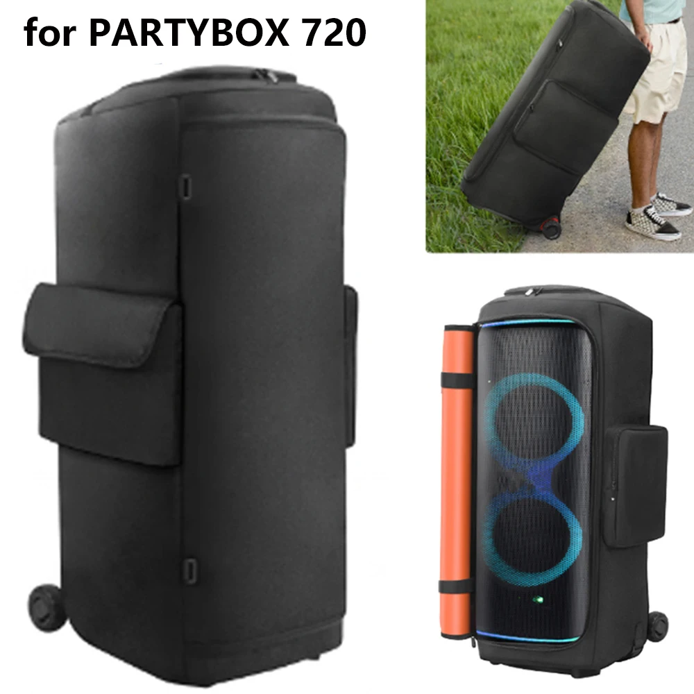 

Портативный чехол для колонки с карманом для микрофона для JBL PARTYBOX 720, сумка для хранения колонки, защитный чехол для переноски колонки, защитный чехол