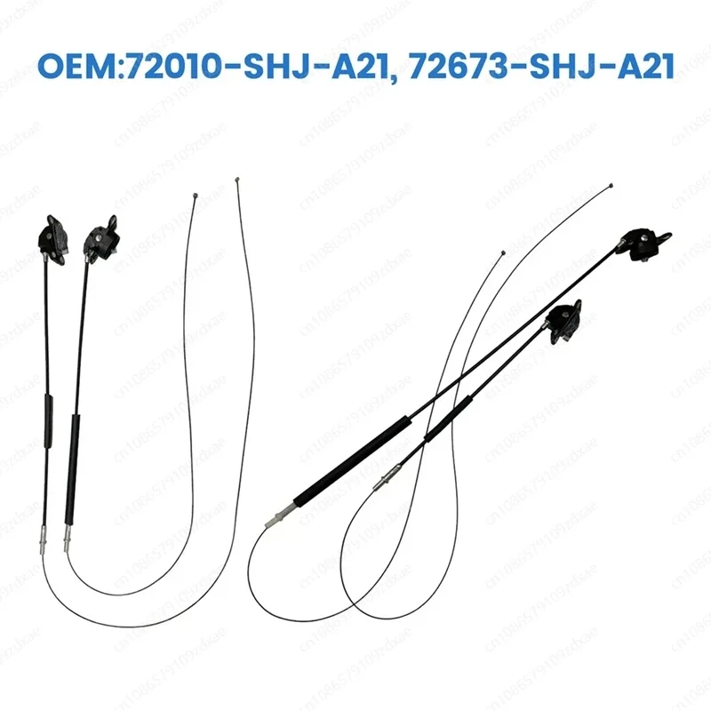 طقم كابل باب منزلق للسيارة يسار ويمين ABS أسود لهوندا أوديسي 3.5L V6 2005-2010 72010-SHJ-A21 ، 72673-SHJ-A21