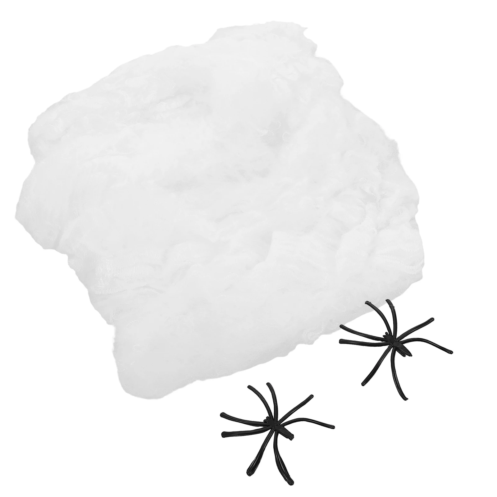 

2 Pcs Halloween Decoration DIY Creepy Cobwebs Glow in Dark Party Window Decorations Props Indoor Wall