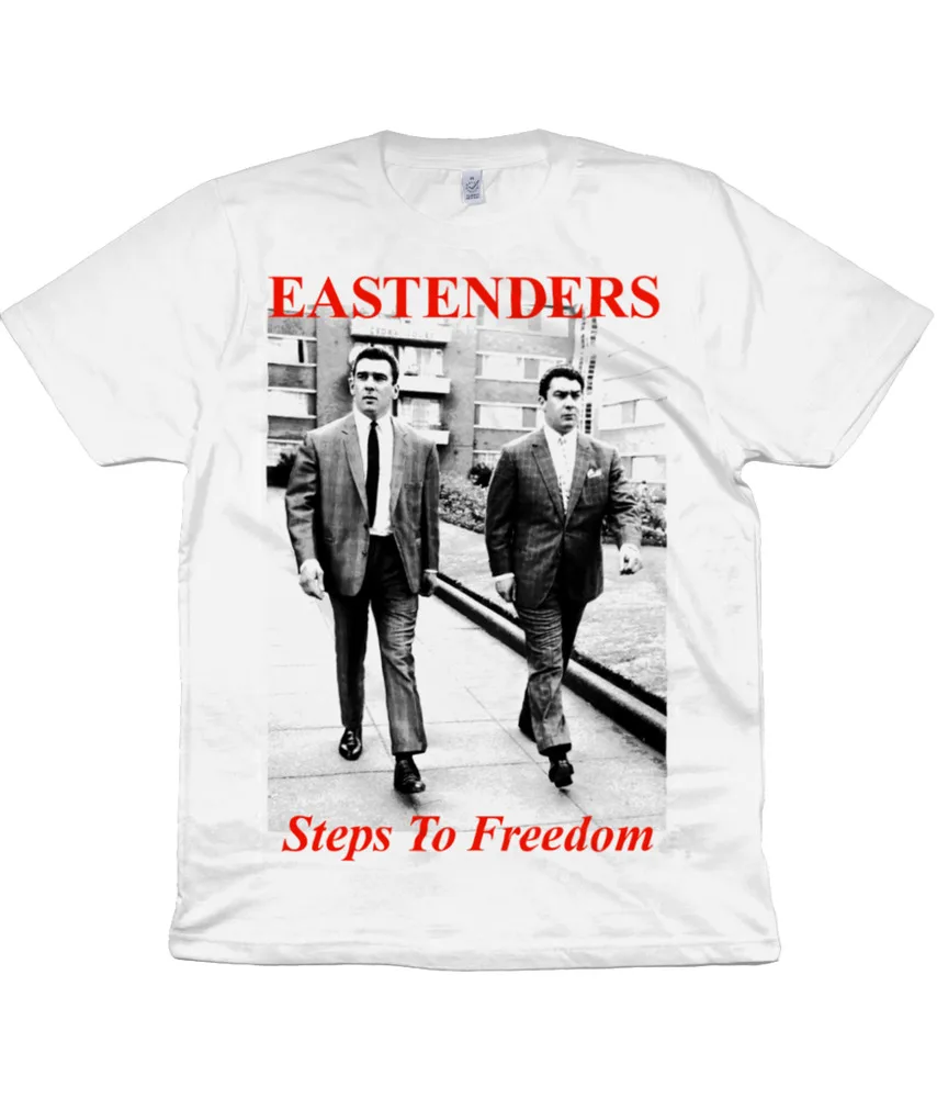 EASTENDERS - Steps To Freedom - 1990 - Organic T-shirt -'Playboys'  Tees Cotton Luxury brand vintage oversized