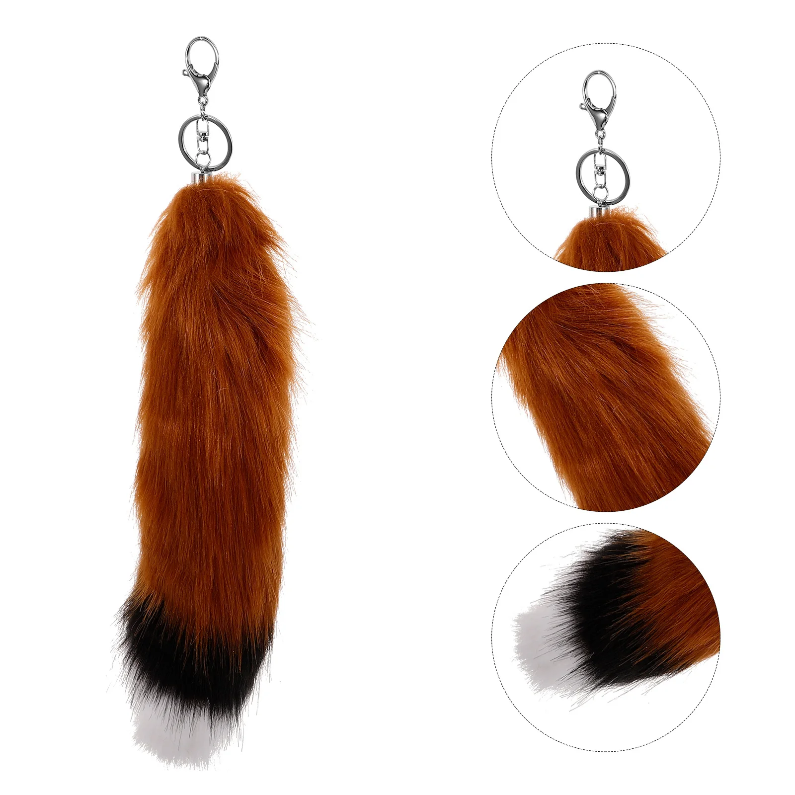 

Gradient Tail Hanging Key Chain Decorative Bag Pendant Key Ring Decor Car Keys Purse Charm Backpack Keychains Women