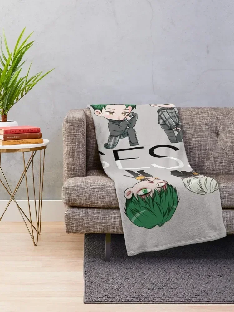 EXO.OBSION.REVERSESIDE رمي بطانية فاخرة St Baby Stuffed البطانيات السياحية