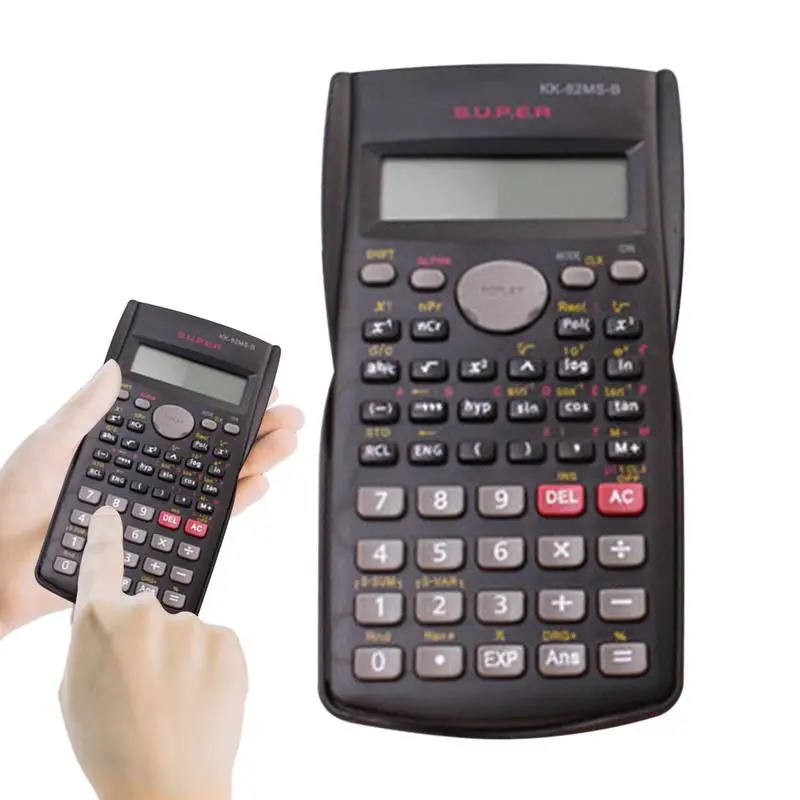 Scientific Calculator with 240 Functions and 2-Line Screen Multi-purpose Portable Student Calculator for Math Teaching