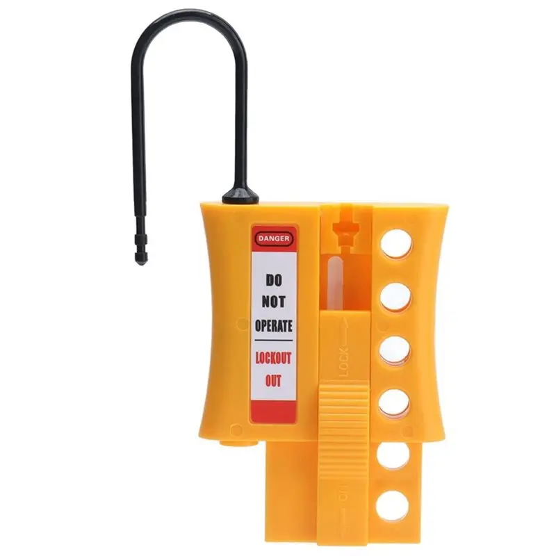 A25F-For High-Risk Environments Compatible Lockout Tagout Hasp Safety Lock- Insulated Nylon Device 4 Holes Sk04