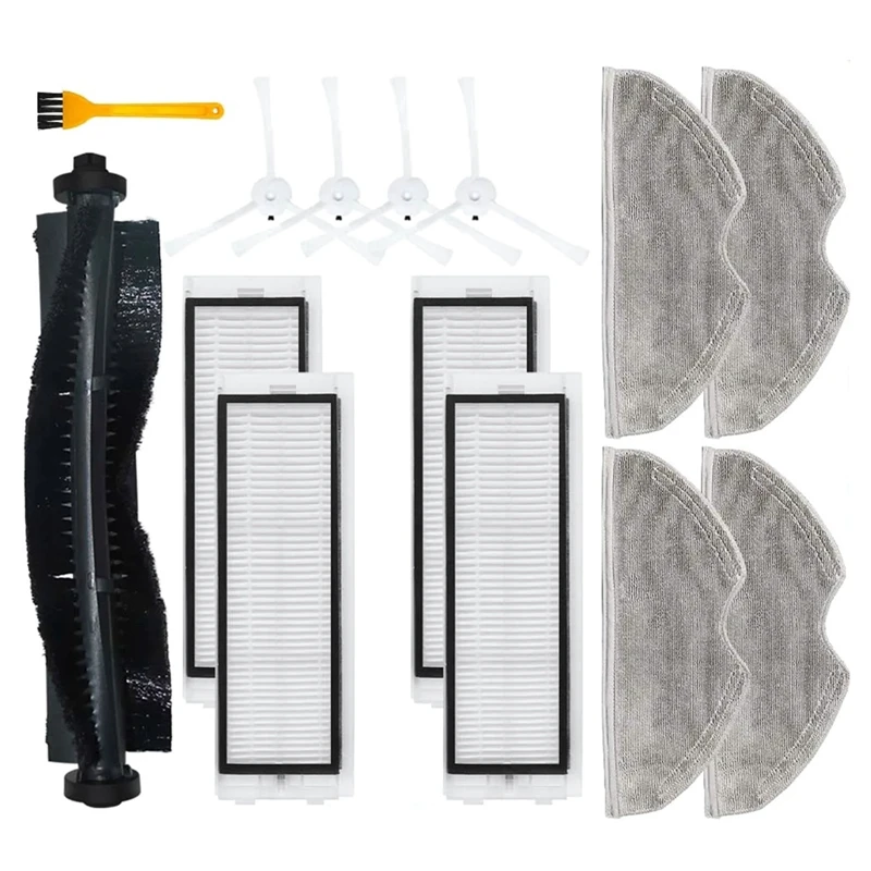 For 360 S5 / S7 / S7 Pro Robot Vacuum Cleaner Replacement Roller Side Brush Hepa Filter Mop Cloths