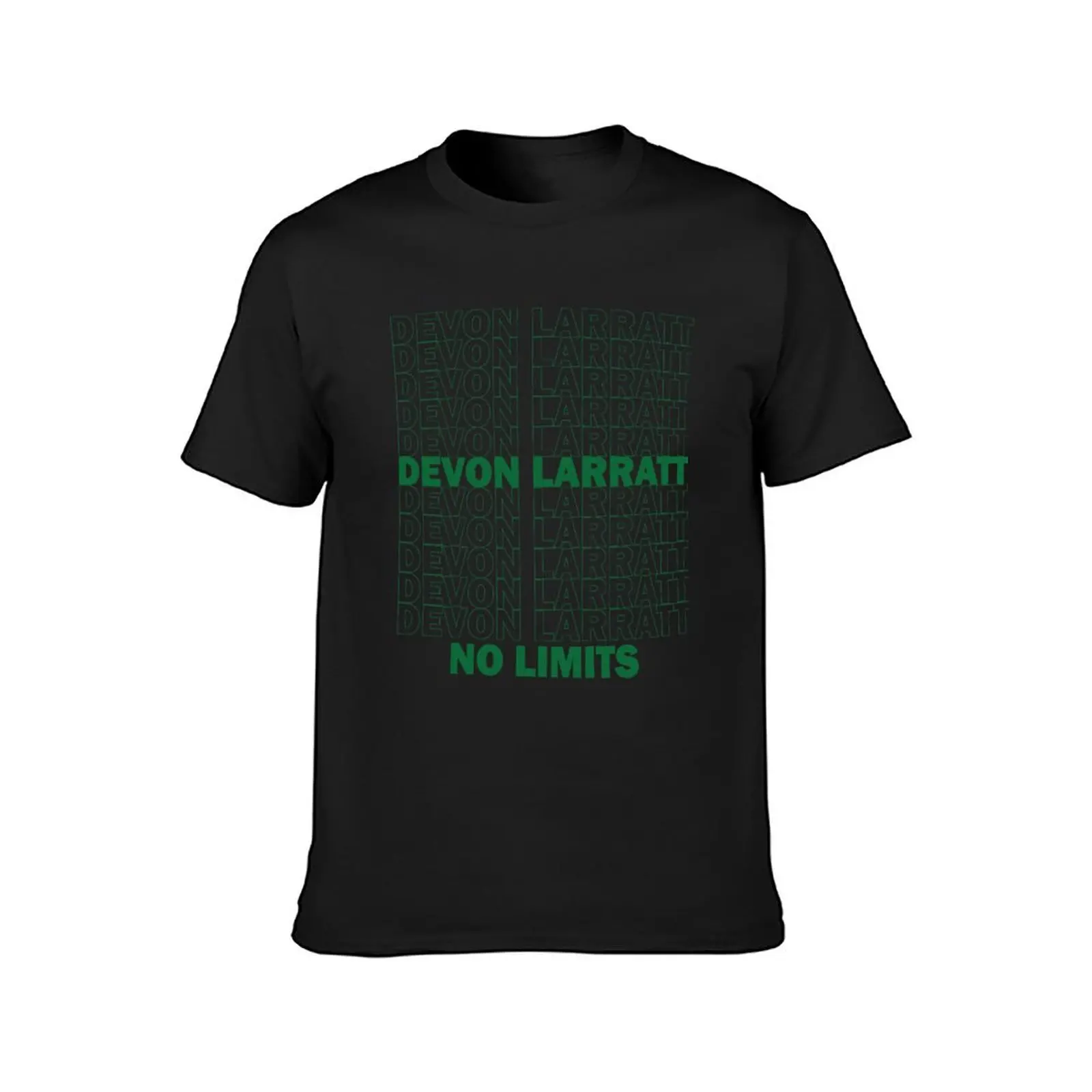 Devon Larratt No Limits Text Logo T-Shirt sports fans plus sizes funnys men clothing