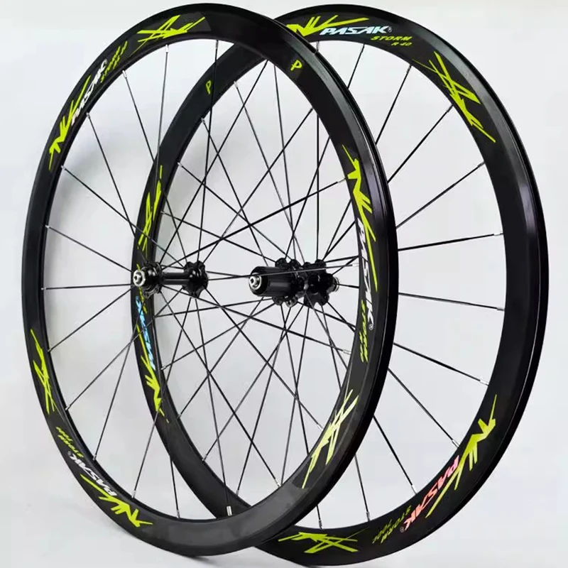 

Elite Wheels Road Bike Bicycle Wheel 700C 40MM Power Wheelset Sealed Bearing Removable Ultralight Guidao Carbon Bike Components