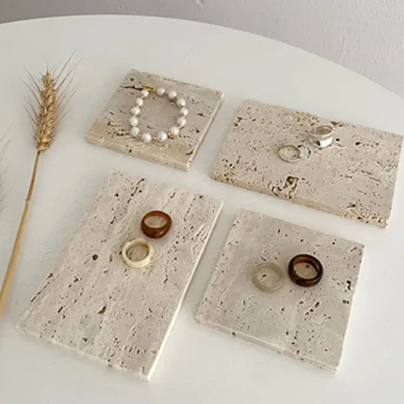 A95I-천연석 Ins Feng 온라인 연예인 사진 소품 보석 장식품 트레이 사진 소품