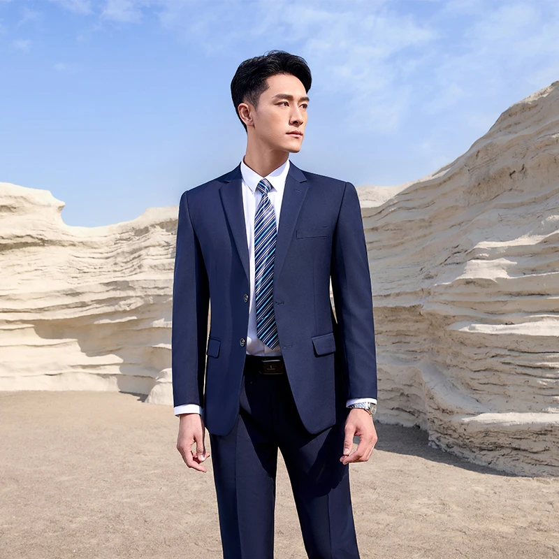 Veste de Costume Professionnelle pour Homme – Idéale pour Avocat, Professeur, Garçon d'Honneur – Tenue Formelle Coupe Slim Style Classique