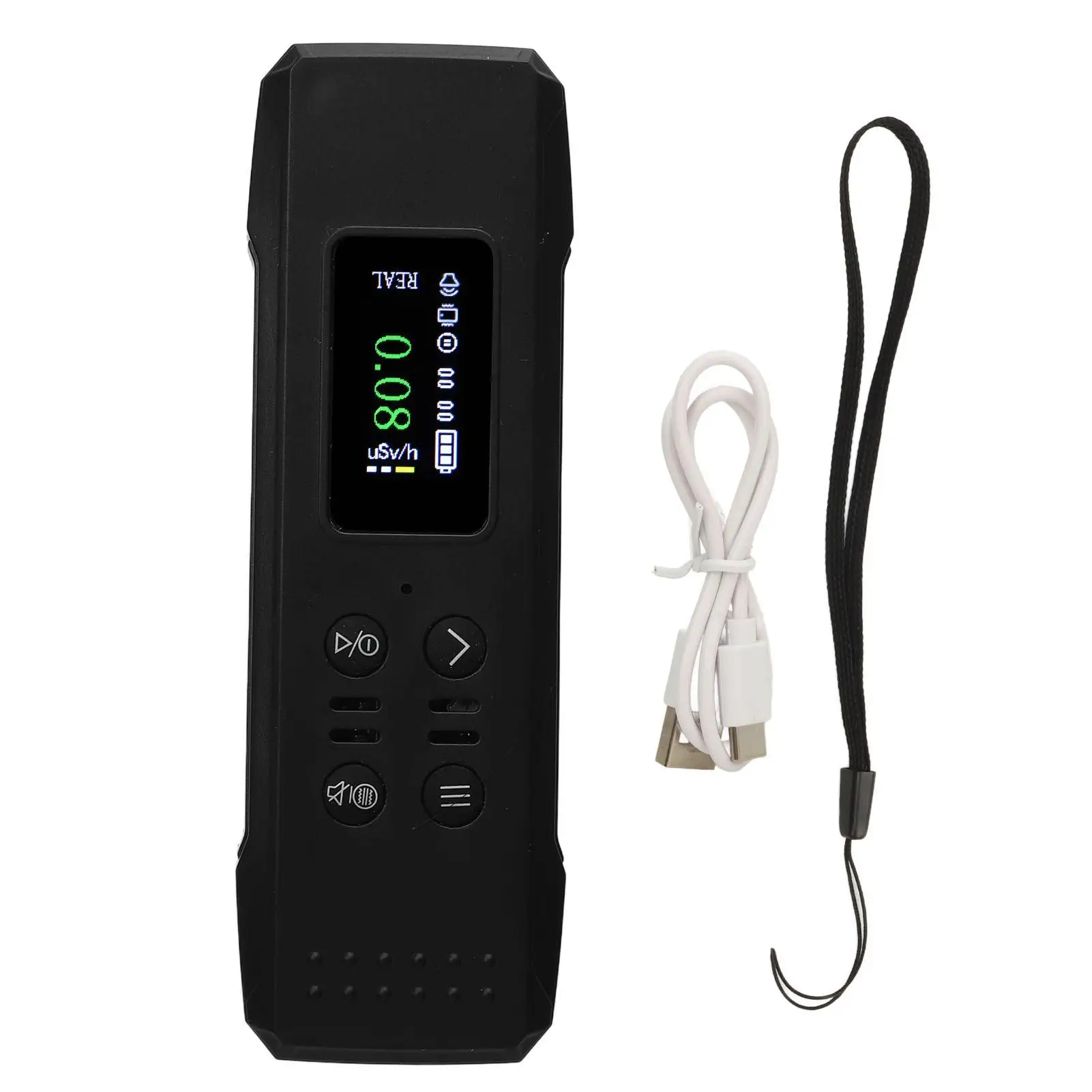 

High Sensitivity Nuclear Radiation Detector - Sound & Light Alarm with HD LCD for γ X β Rays