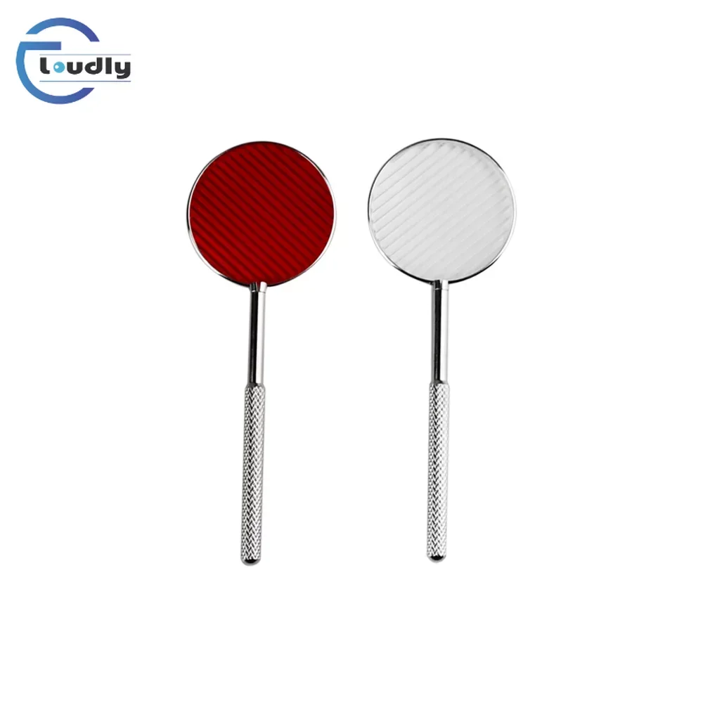 High Quality 2 Pcs Ophthalmic Cross Cylinder White Red White Maddox MR Lens With Metal Handle MT-1