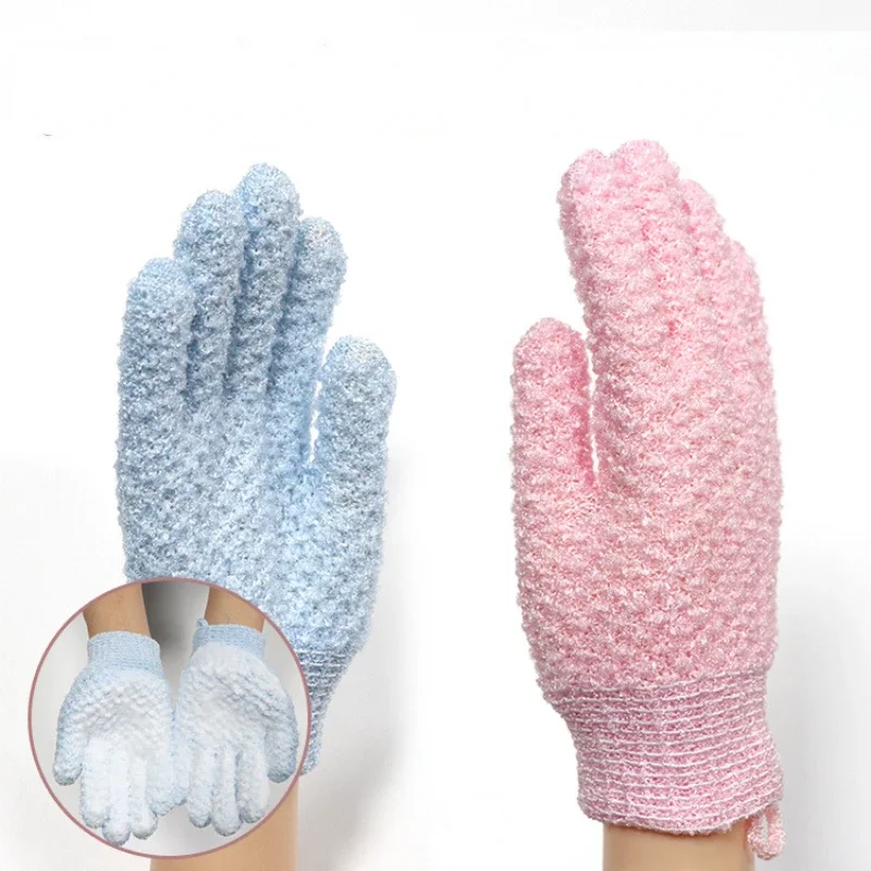 Peeling Exfoliating Mitt Glove For Shower Scrub Gloves Resistance Body Massage Sponge Wash Skin Moisturizing SPA Bath Glove