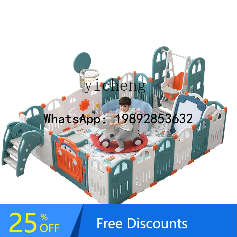 

WL children's folding game baby indoor household baby safe crawling toddler protective fence